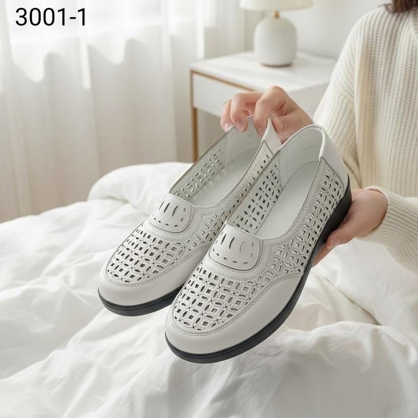 ,мокасины женские с перфорацией, женская летняя на плоской подошве, женская,женская  летняя