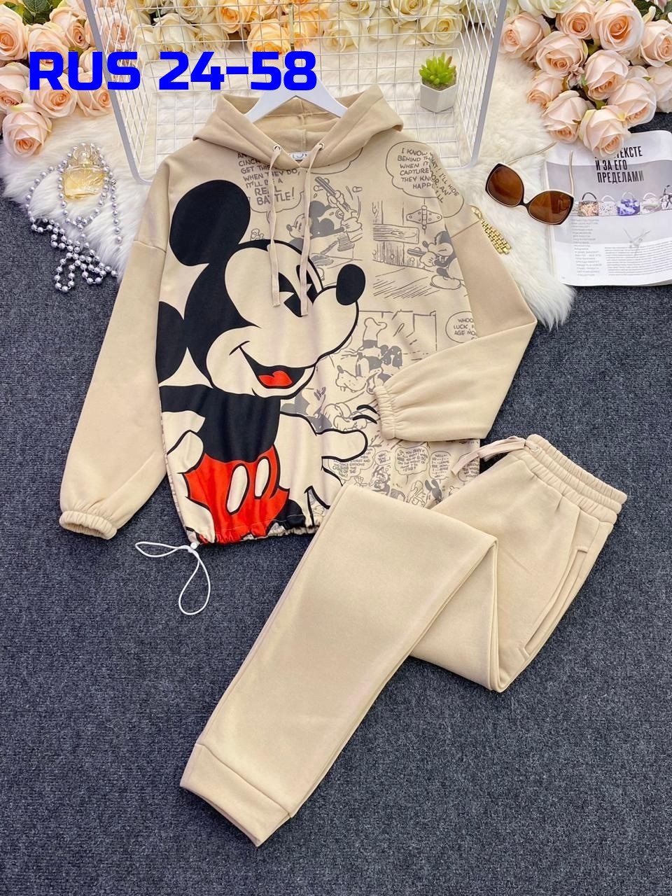 cпортивный костюм теплый,женский спортивный костюм на флисе,спортивный костюм микимаус женский,женский спортивный костюм на флисе микки,костюм на флисе