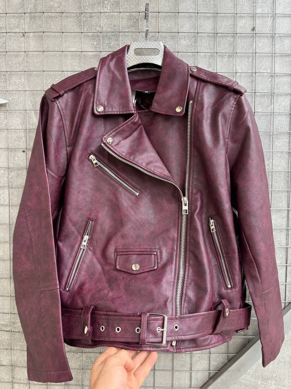 косуха зара бордовая,кожаная куртка,куртка из искусственной кожи женская,куртка косуха,женская кожаная куртка