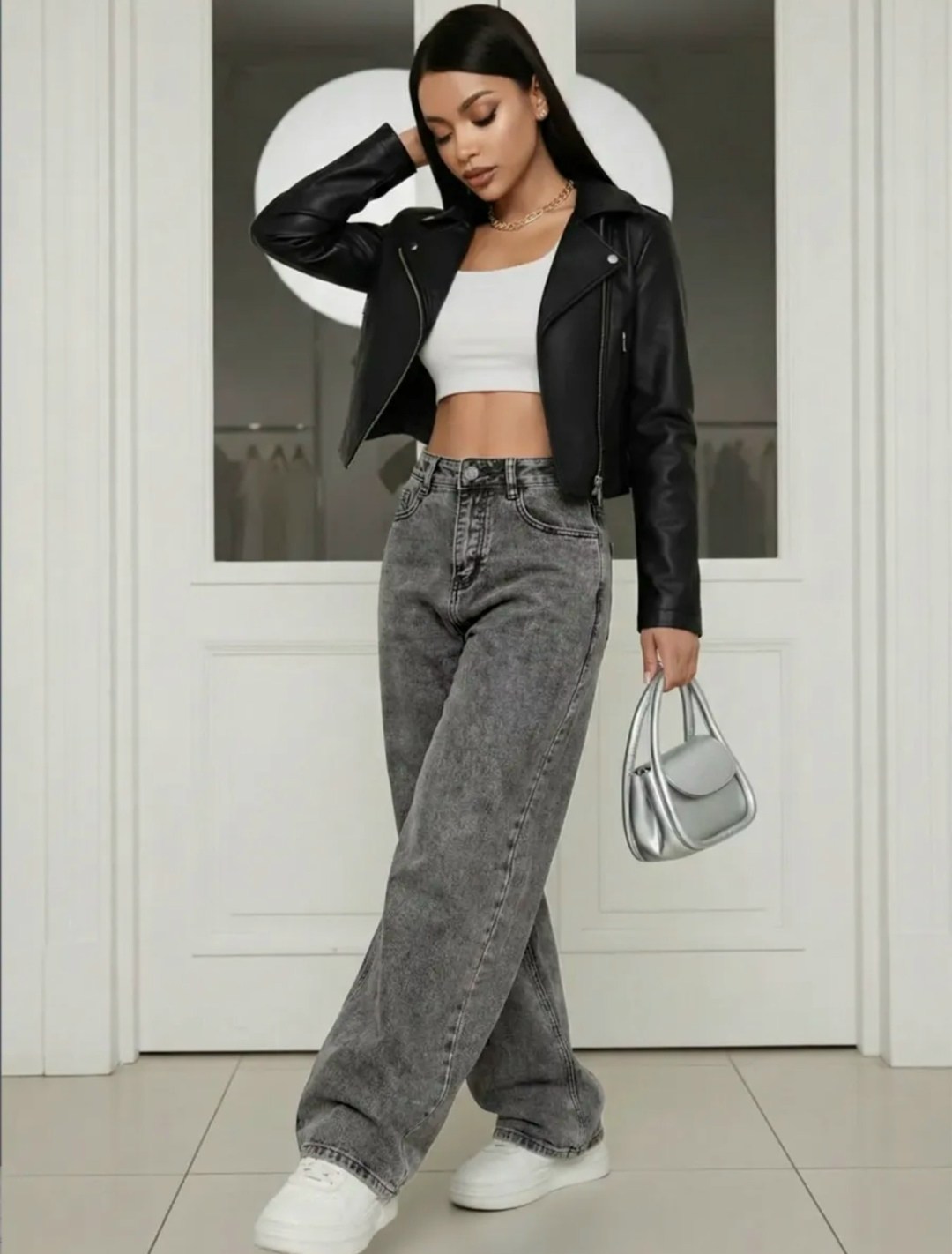 женские джинсы,джинсы широкие женские,джинсы широкие,джинсы брюки,серые джинсы широкие