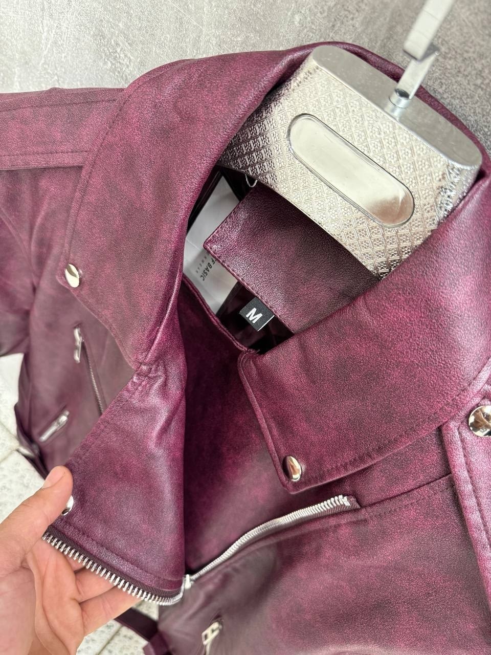 косуха зара бордовая,кожаная куртка,куртка из искусственной кожи женская,куртка косуха,женская кожаная куртка