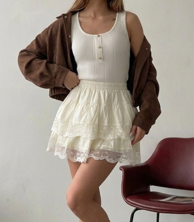 юбка с оборками,женская кружевная мини-юбка с оборками,кружевная юбка,юбка с рюшами,юбка