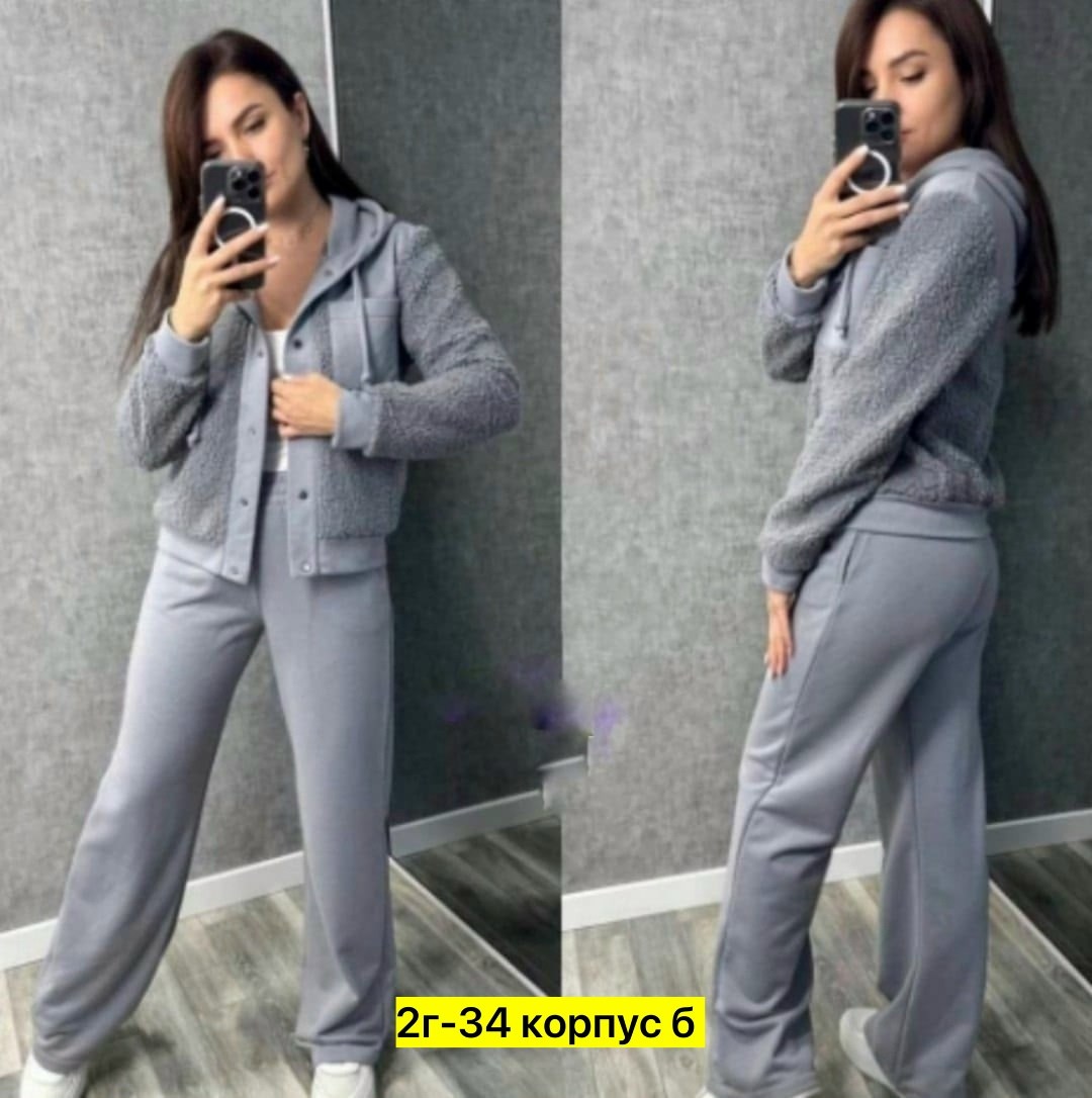 костюм женский на флисе арт. 11503344,костюм женский на флисе,костюм женский на флисе спортивный,костюм двойка женский на флисе,спортивный костюм флис