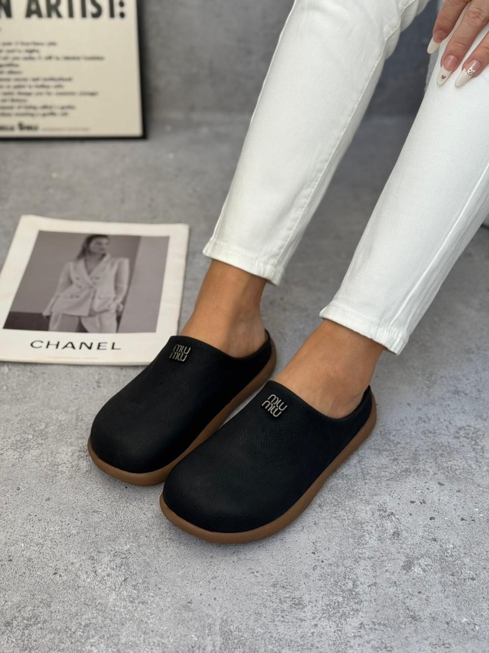 ,мюли сабо,мюли женские,женские шлепанцы,мюли miu miu