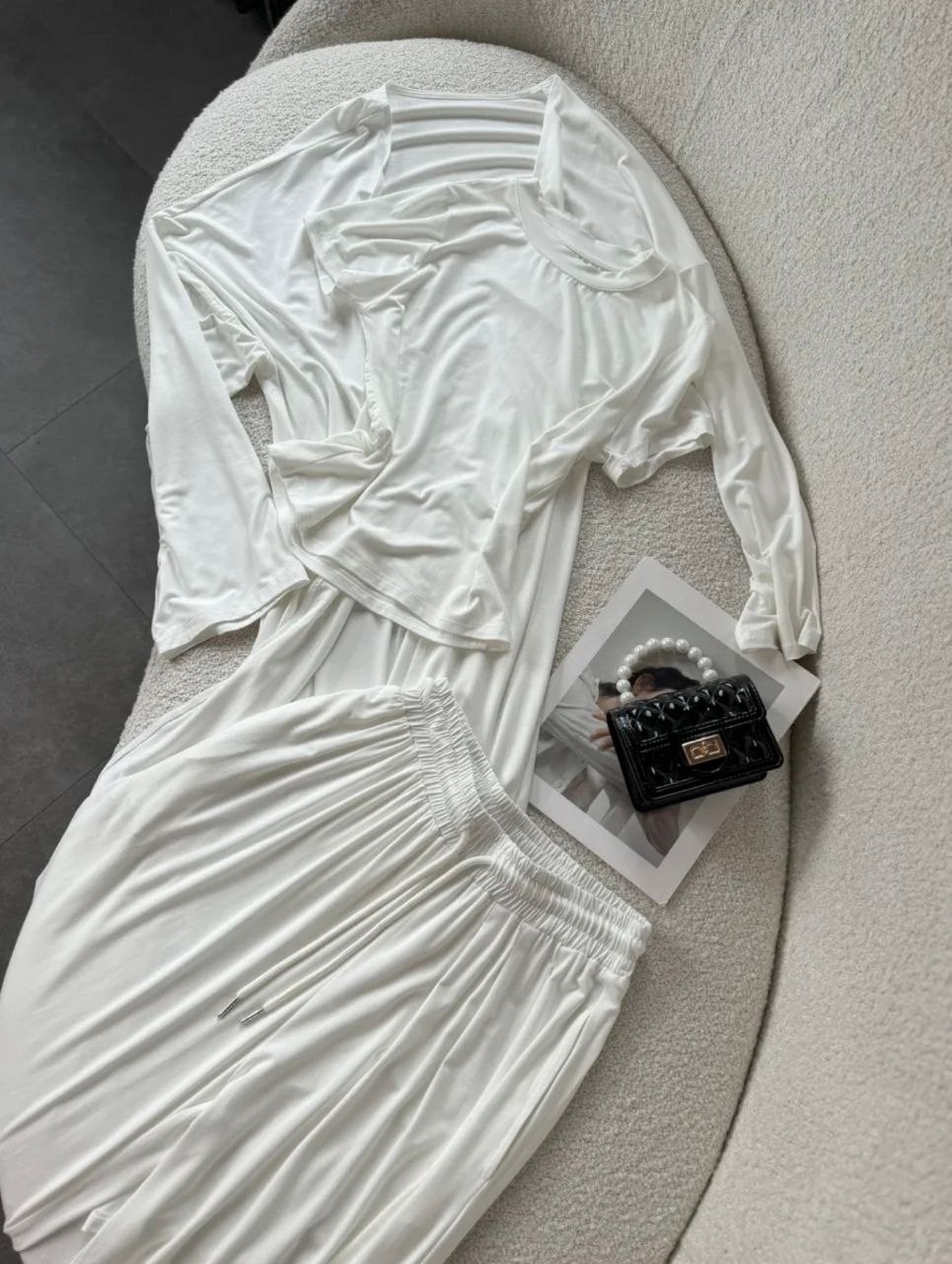 костюм тройка с абая топом и штанами angel mood,костюм тройка женский,костюм женский,комплект костюм,