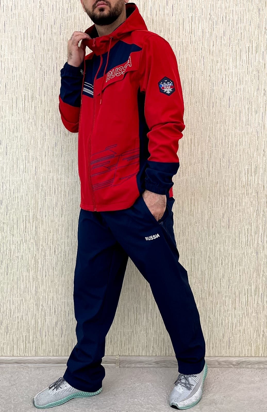 мужские спортивные костюмы,спортивные костюм тонкие,спортивные костюм,спортивный костюм russia,костюм синий