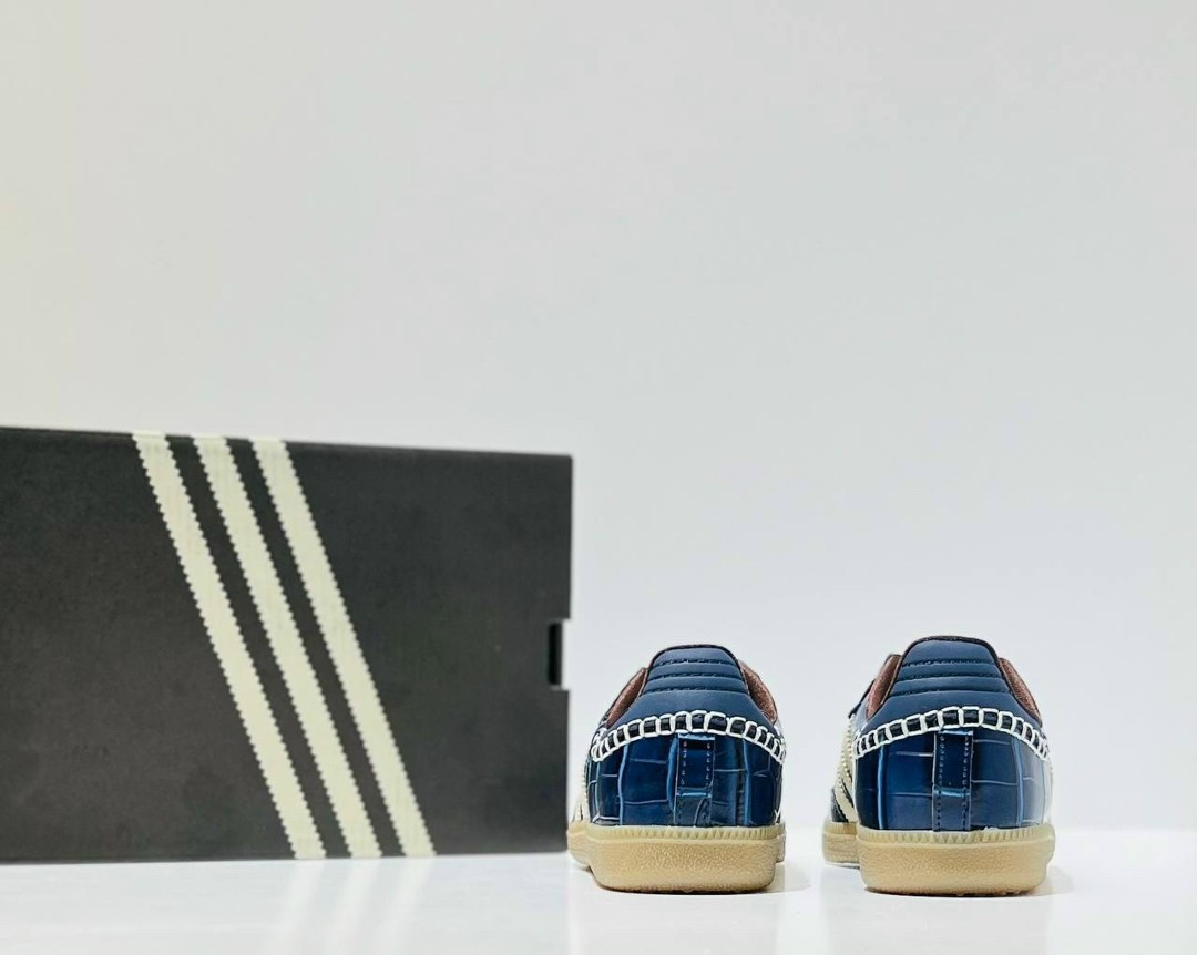 кроссовки adidas samba x wales bonner og croc - collegiate navy,adidas samba wales bonner navy croc,wales bonner x adidas samba og croc collegiate navy,кроссовки adidas x wales bonner samba og navy cr
