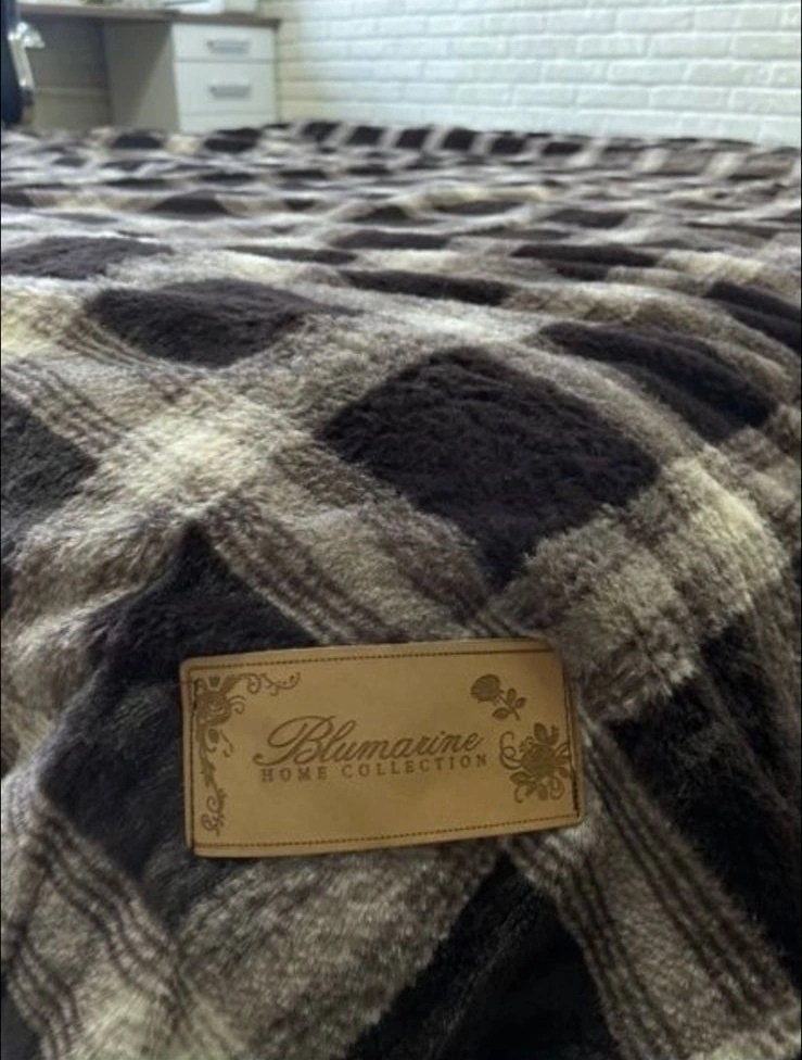 меховой плед,плед,плед корова,покрывало велсофт,плед велсофт шиншилла