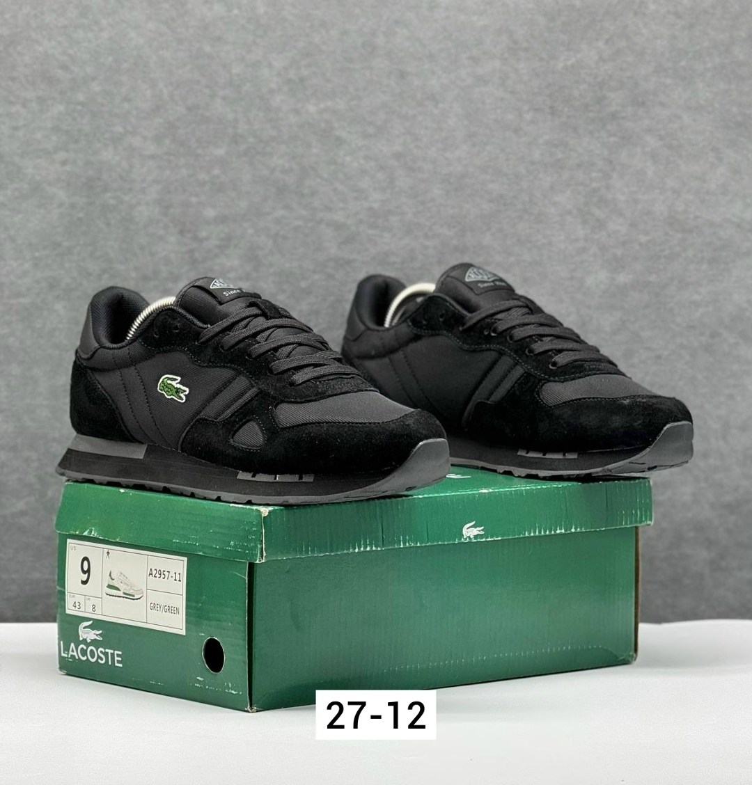 ,кроссовки lacoste мужские,кроссовки lacoste,мужские кроссовки,кроссовки lacoste мужские черные 22