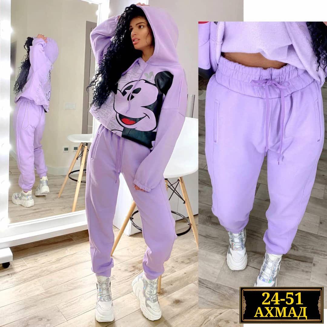 костюм с микки маусом,костюм теплый,спортивный костюм с принтом микки маус,женский спортивный костюм на флисе микки,костюм с микки маусом женский