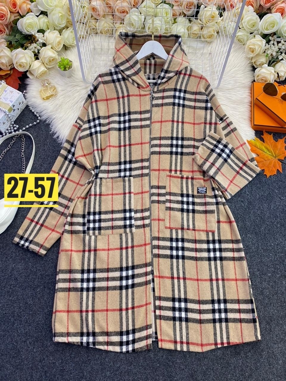 пальто в клетку,стильное пальто,пальто демисезонная,пальто удлиненное,модное пальто