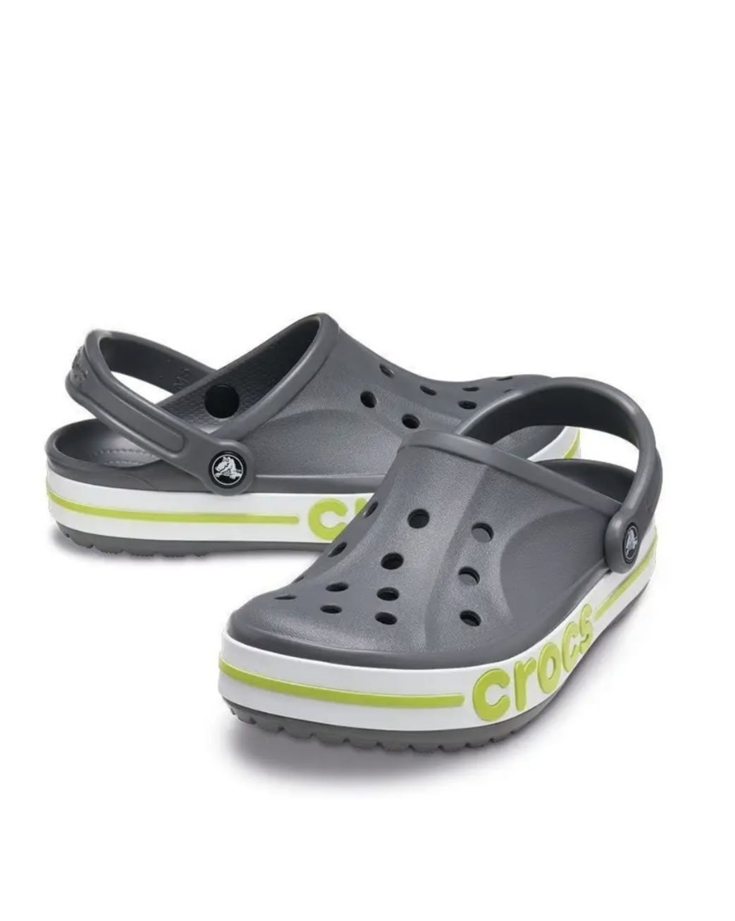 сабо crocs bayaband clog,crocs bayaband clog,сабо пантолеты bayaband кроксы резиновые летние,серые сабо crocs bayaband clog,сабо детские crocs crocband clog k серый