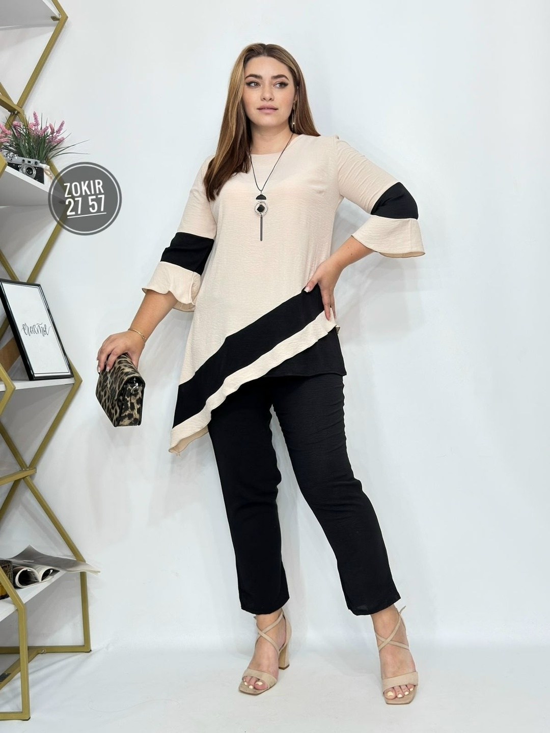 костюм брючный с туникой,костюм больших размеров брючный,женская кофта,женские костюмы больших размеров,туника нарядная