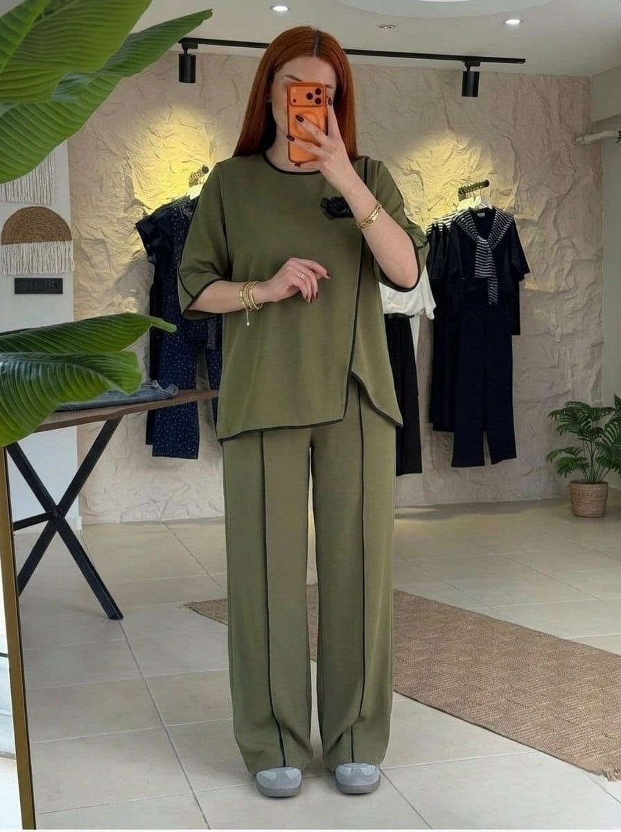 костюм с брюками,трикотажные костюмы,женские костюмы,женский костюм с брюками палаццо,костюм повседневный трикотажный