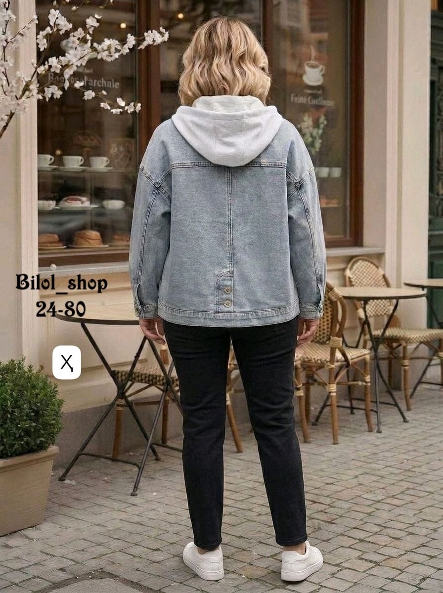 джинсовая женская куртка,джинсовая куртка,джинсовая куртка больших размеров,женская джинсовая куртка с капюшоном,джинсовая куртка с капюшоном больших размеров
