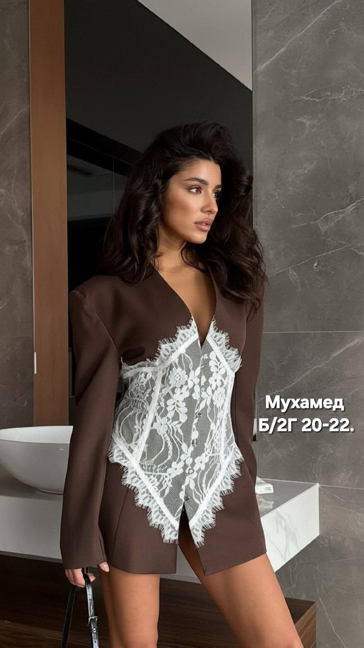 женские костюмы,пиджак с кружевом,женской одежды,платье пиджак с кружевом