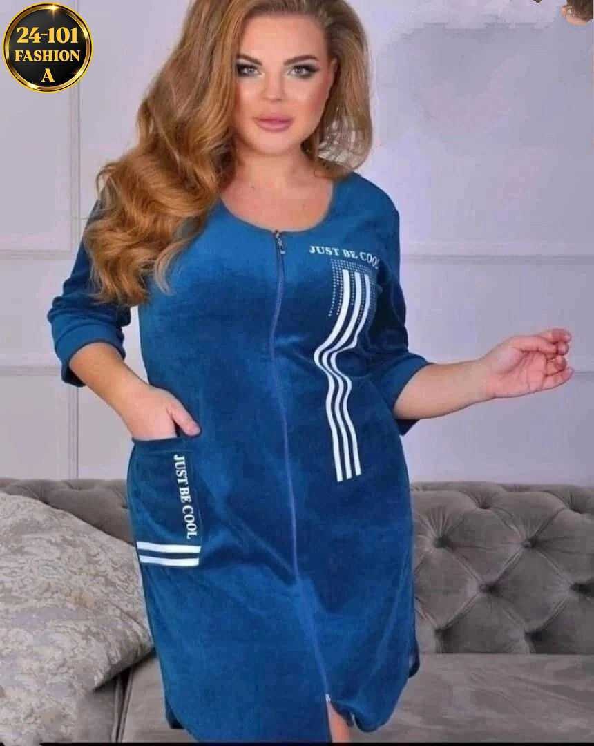 женский велюровый халат,велюровый халат,халат домашний велюровый,женские халаты,халат женский велюровый на молнии