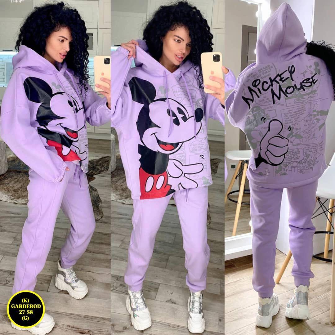 спортивный костюм с микки маусом женский,cпортивный костюм теплый,женский спортивный костюм на флисе,спортивный костюм микимаус женский,костюм на флисе
