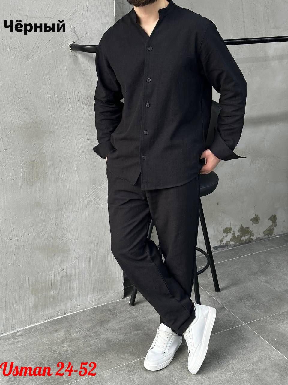 костюм из льна мужской,костюм льняной мужской арт. 11472350,костюм для мужчин лен,льняной костюм мужской,костюм брючный с рубашкой