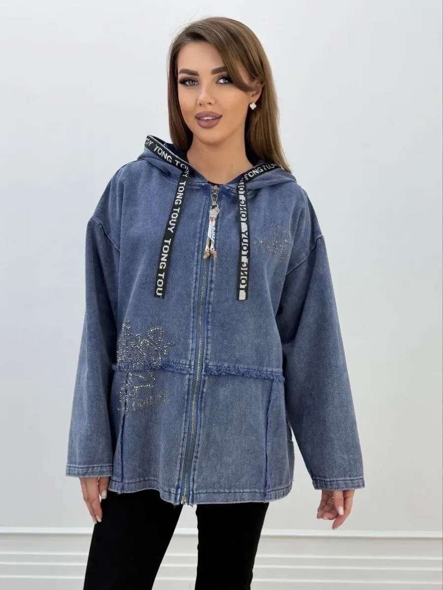 джинсовая куртка,джинсовая женская куртка,куртка женская,джинсовая курточка,джинсовка с капюшоном