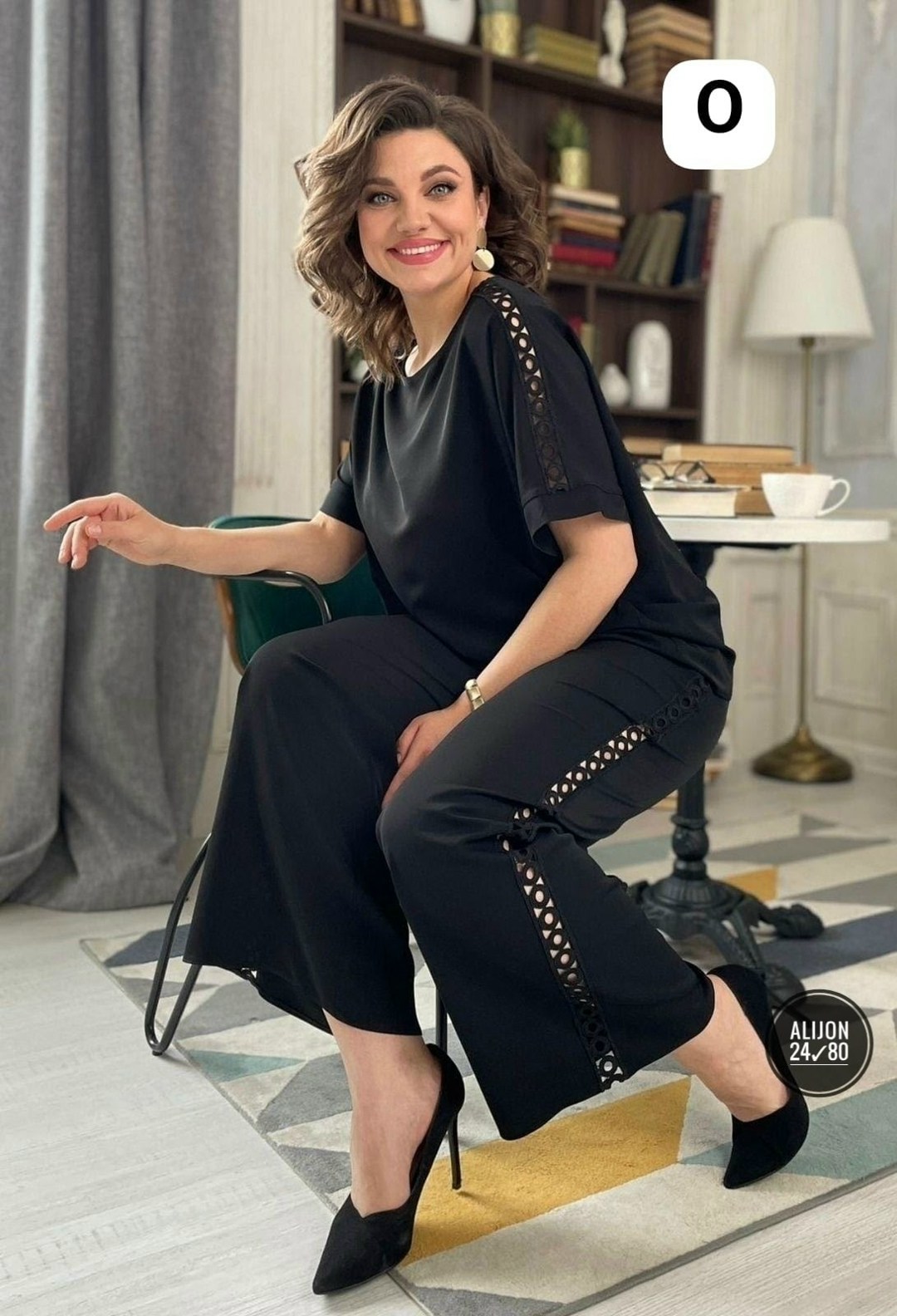 костюм для женщин,брючный комплект,блуза rumoda 2125 черный,брючный костюм rumoda 2124 двойка черный,костюм rumoda 2124 черный