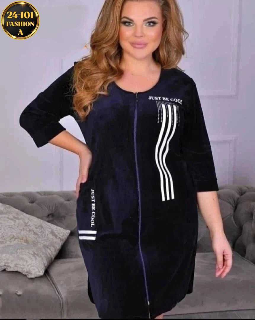 женский велюровый халат,велюровый халат,халат домашний велюровый,женские халаты,халат женский велюровый на молнии