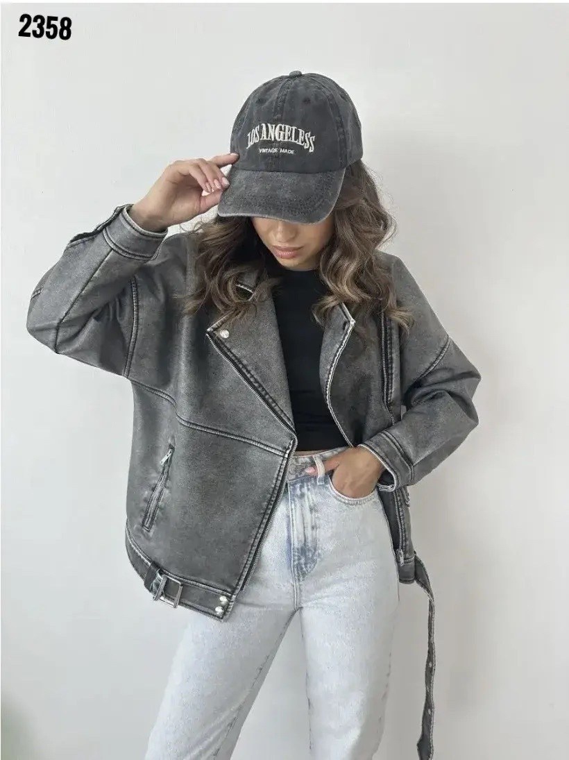 косуха серая женская,женская кожаная куртка косуха оверсайз,куртка косуха серая,куртка косуха серая из эко кожи,кожаная куртка