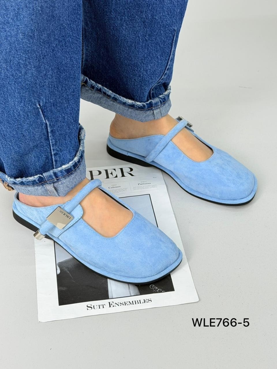 шлепанцы замшевые,,тапочки модные,женские шлепанцы, женская