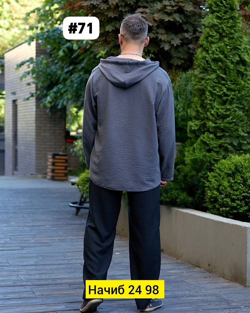 рубашка с капюшоном мужская,мужская льняная рубашка,рубашка с капюшоном,ovs 8058578642414 льняная рубашка мужская,туника мужская