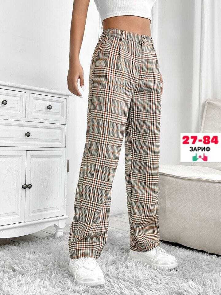 брюки в клетку,брюки в клетку с карманами,теплые брюки в клетку женские,брюки женские в клетку,женские брюки