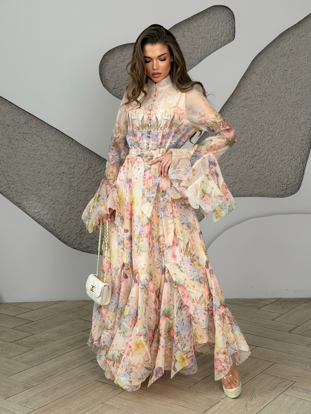 шифоновое платье,платье,модное платье,длинное платье,платья бохо