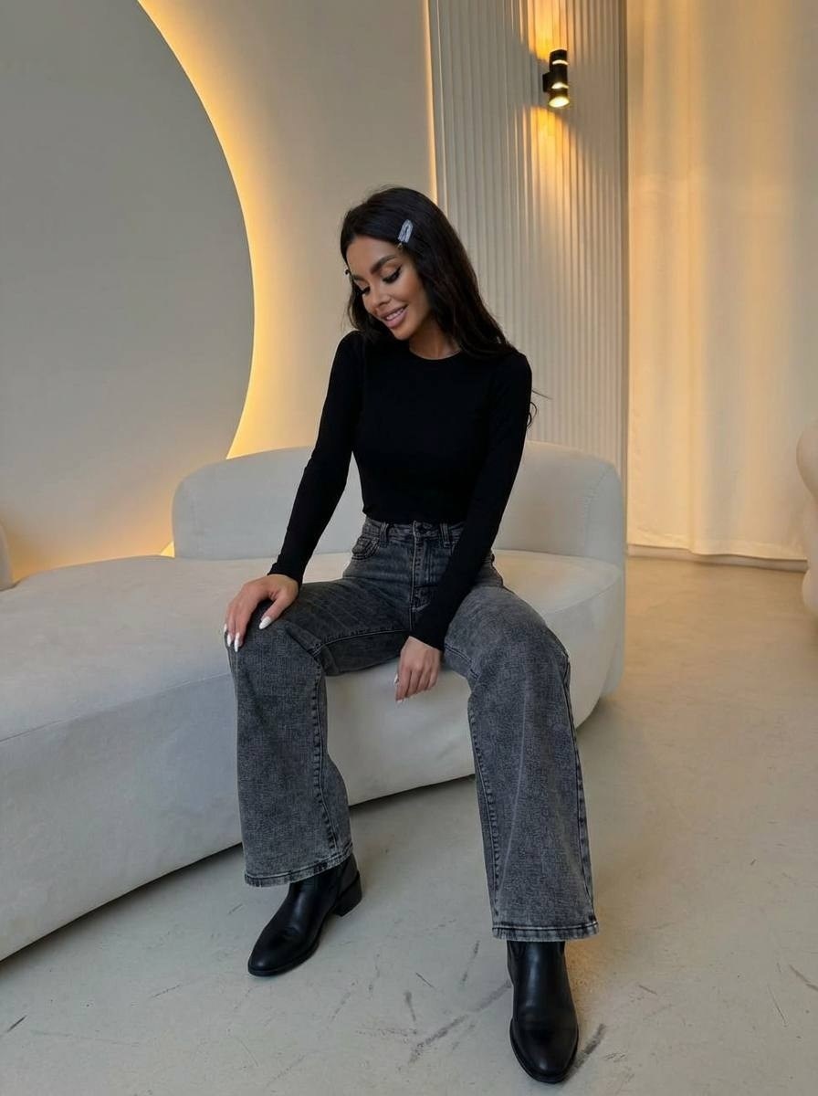 серые джинсы широкие,джинсы брюки,женские джинсы,черные широкие джинсы,джинсы серые прямые