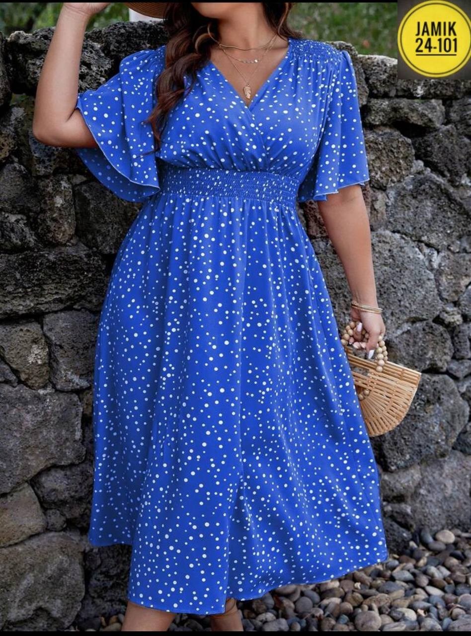 повседневное платье в горошек,платья в горошек,платье с поясом,повседневное платье в горох,женские платья больших размеров