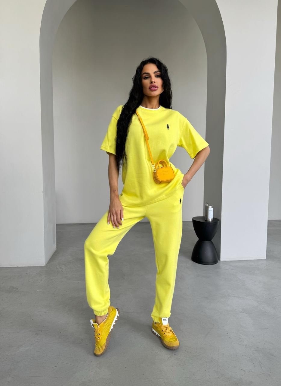 спортивные костюмы женские,спортивные костюм,костюм женский,желтый костюм,костюм с брюками