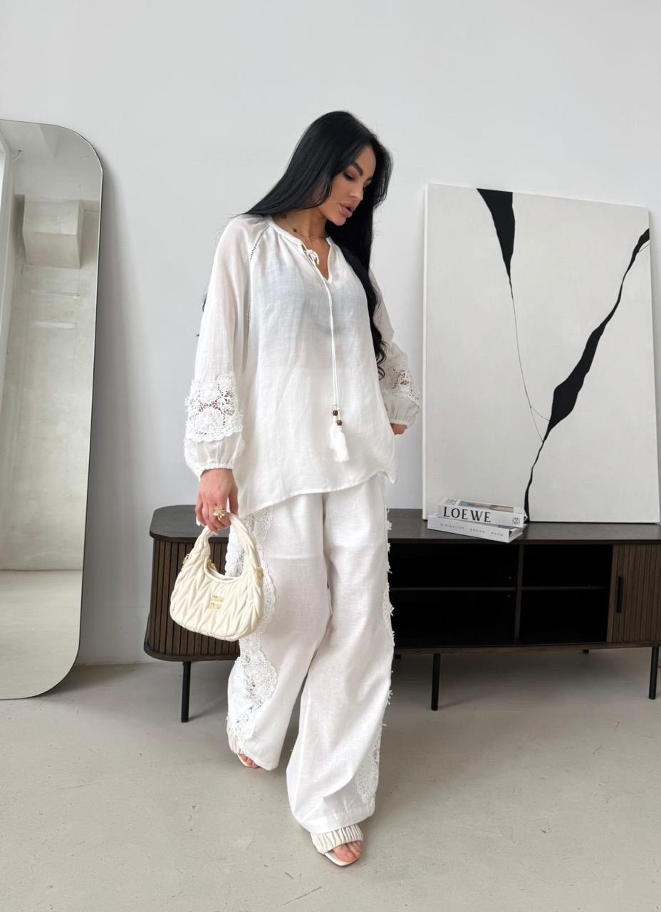 костюм белый,льняной костюм,женские костюмы,элегантный брючный костюм,костюм