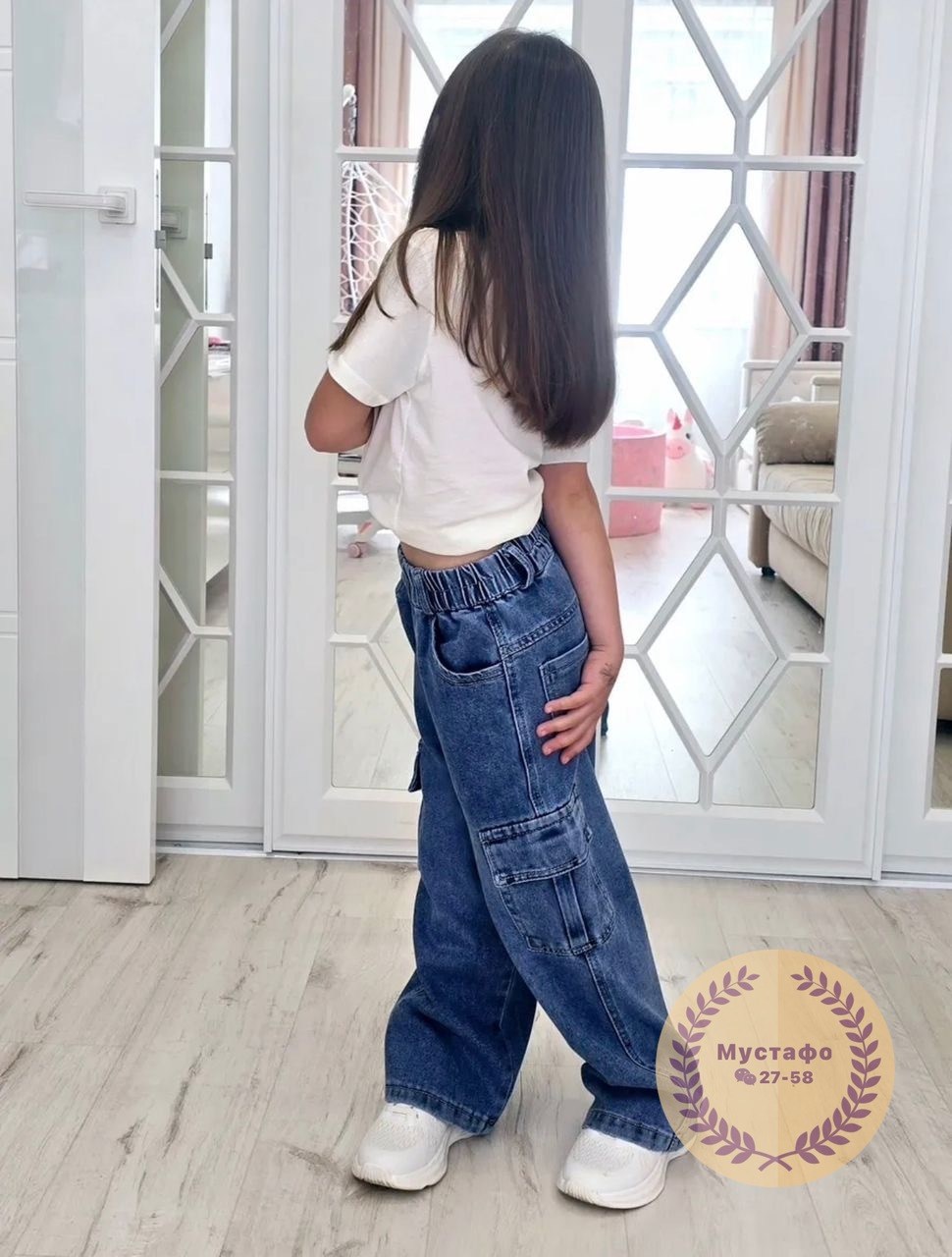 джинсы карго широкие подростковые mili bo_wear,модные джинсы,джинсы для девочек,джинсы карго,джинсы-карго для девочек