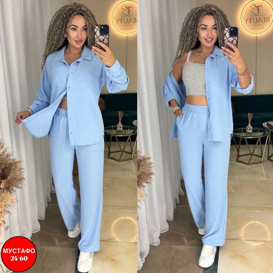 костюм с рубашкой и брюками из мягчайшей ткани,костюм с брюками нарядный,костюм женский двойка с брюками,костюм рубашка и брюки женские,летний брючный женский костюм