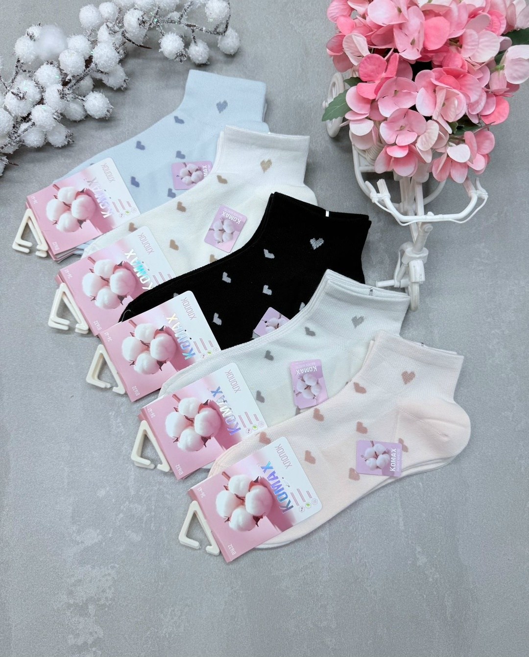 носки женские 10 пар,женские носки,комплект носки женские,носки женские 10 пар разного цвета,носки женские короткие