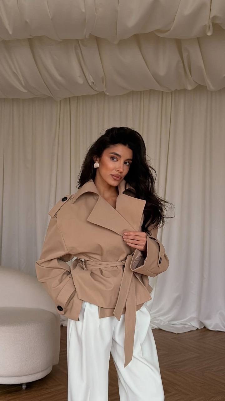 тренч укороченный slavalook brand,плащ massimo dutti тренч укороченный,тренч бежевый,тренч,короткий тренч