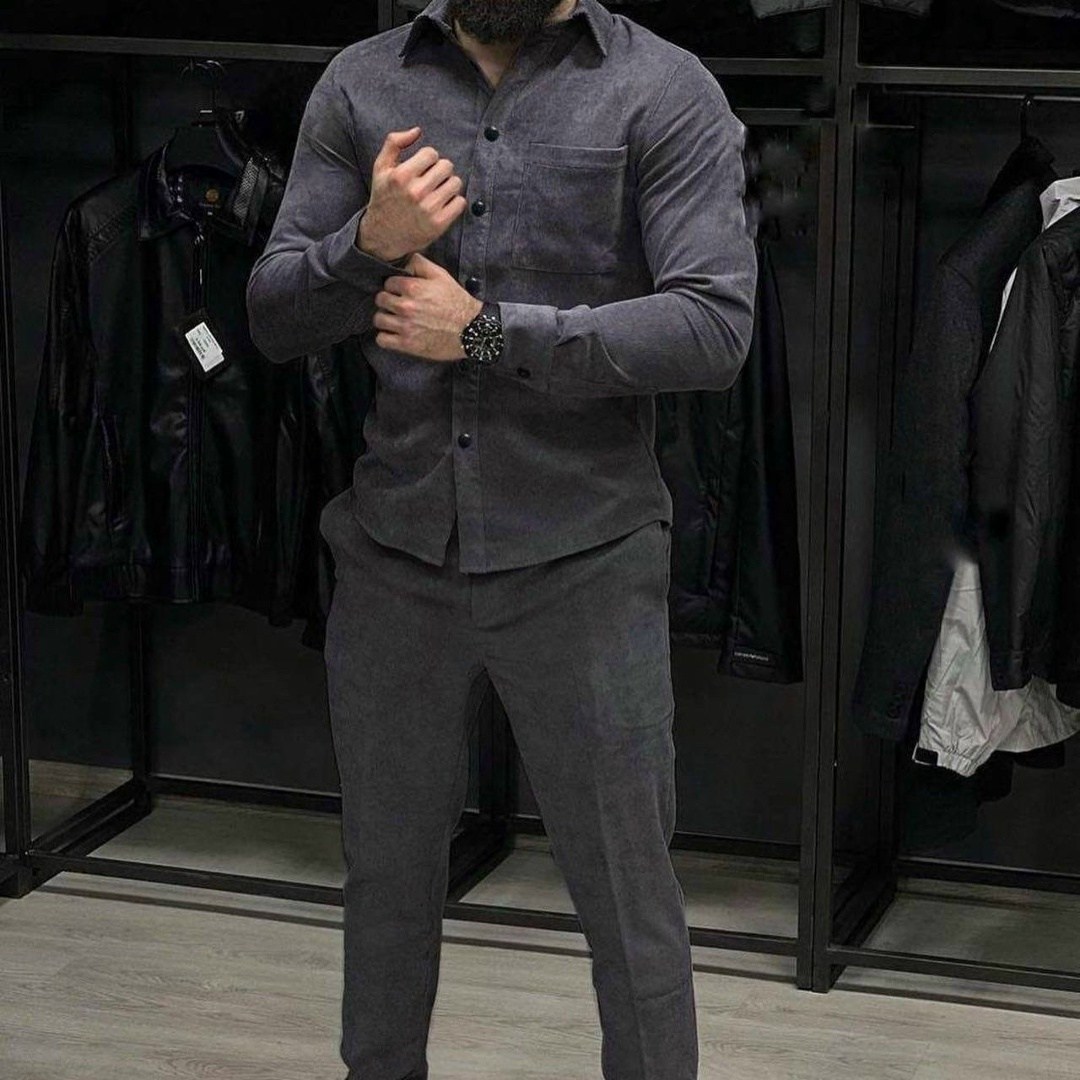 костюм двойка мужской,мужские спортивные костюмы,рубашка штаны вельветовый костюм мужской,костюм классический,костюм двойка