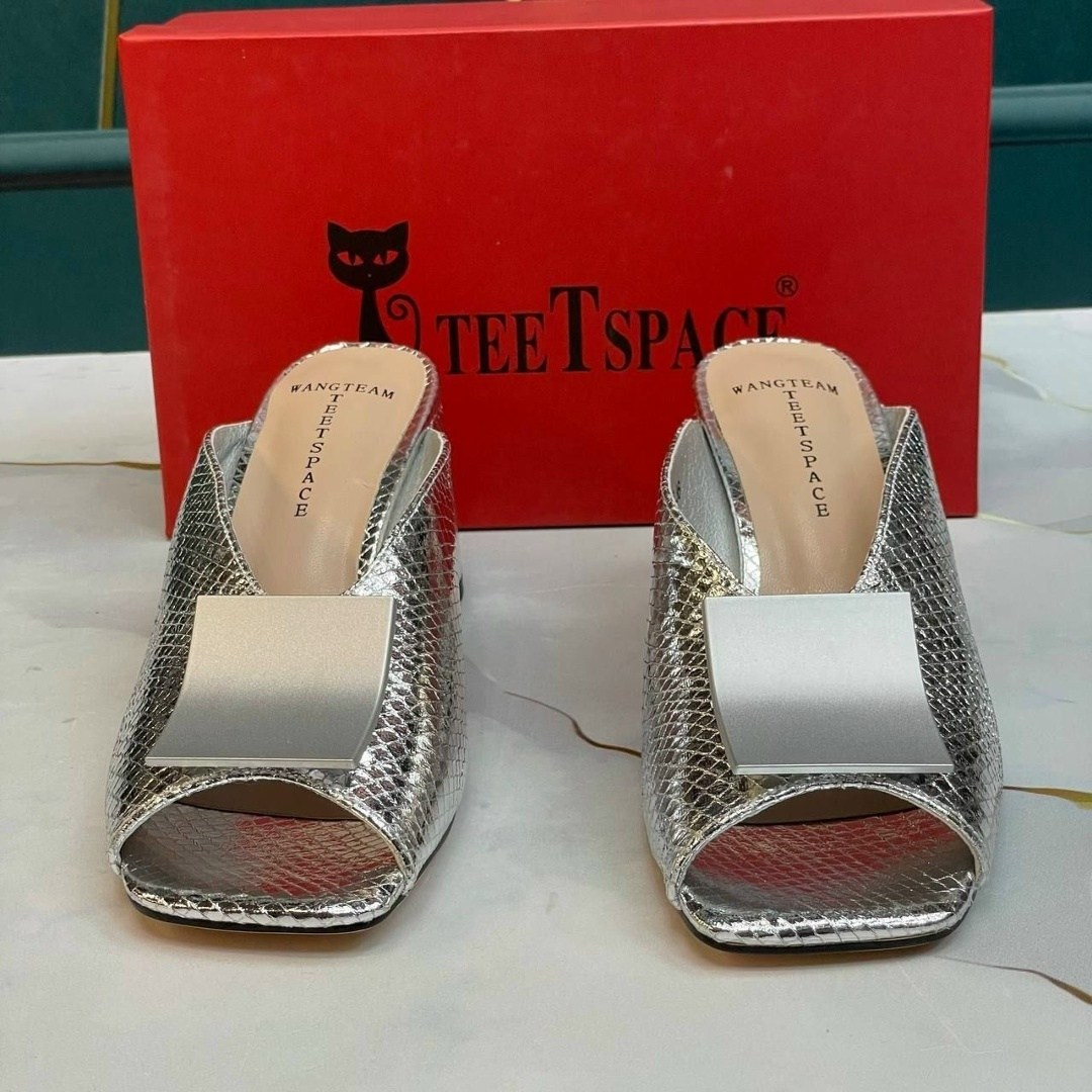 , женская,женские сабо,босоножки серебристые,женские шлепанцы