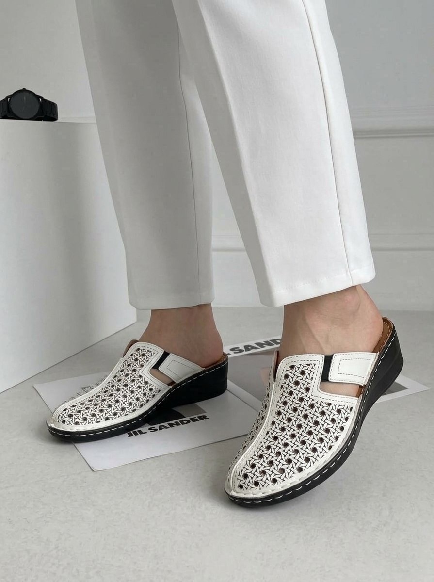 ,сабо женские летние,сабо с перфорацией,сабо,сабо летнее