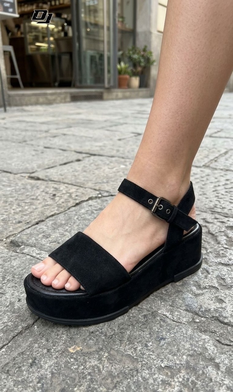 босоножки на платформе,босоножки замшевые,стильные босоножки,черные босоножки,женские босоножки на платформе
