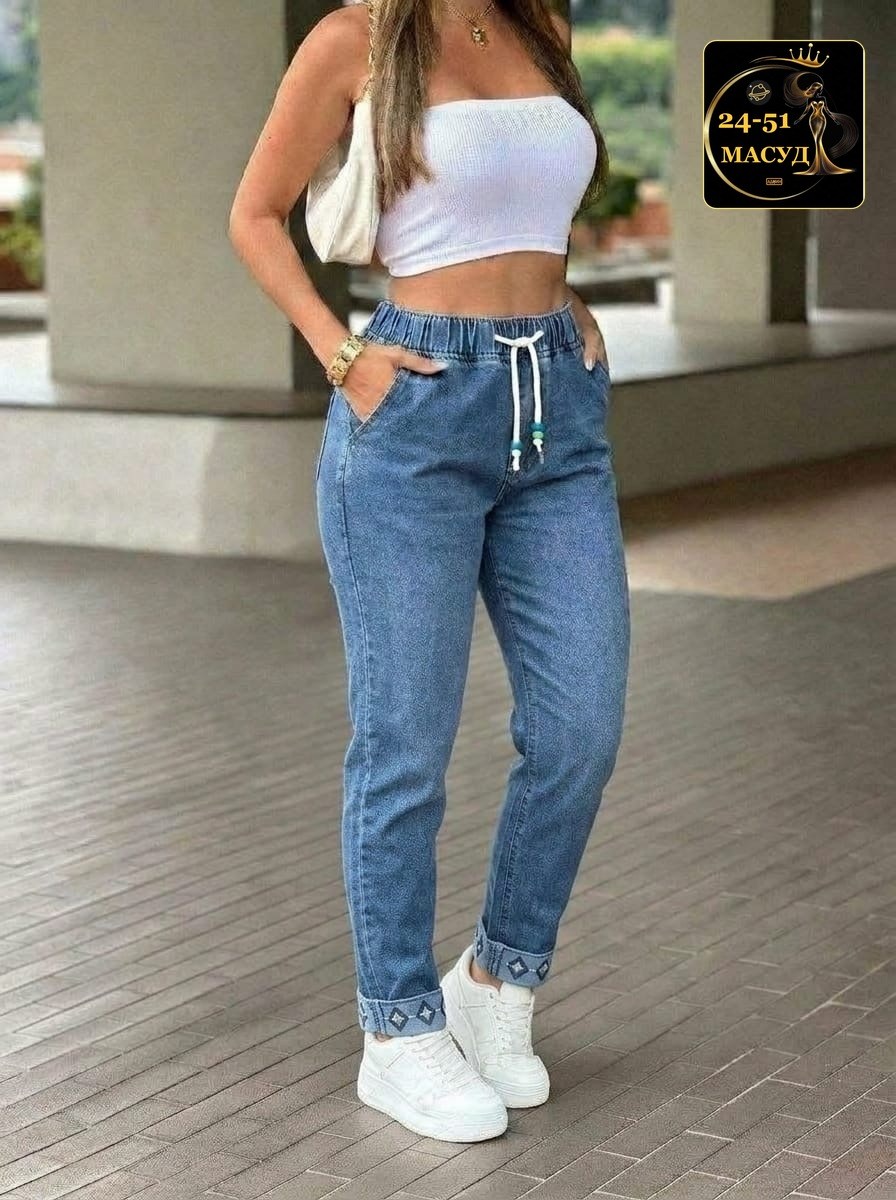 джинсы женские,джинсы на резинке женские,джинсы джинсы,женские джинсы бананы,джинсы женские с высокой посадкой