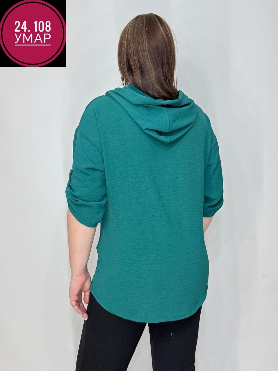 легкая женская блузка,блузка с капюшоном,туника нарядная,женская кофта,блузка летняя