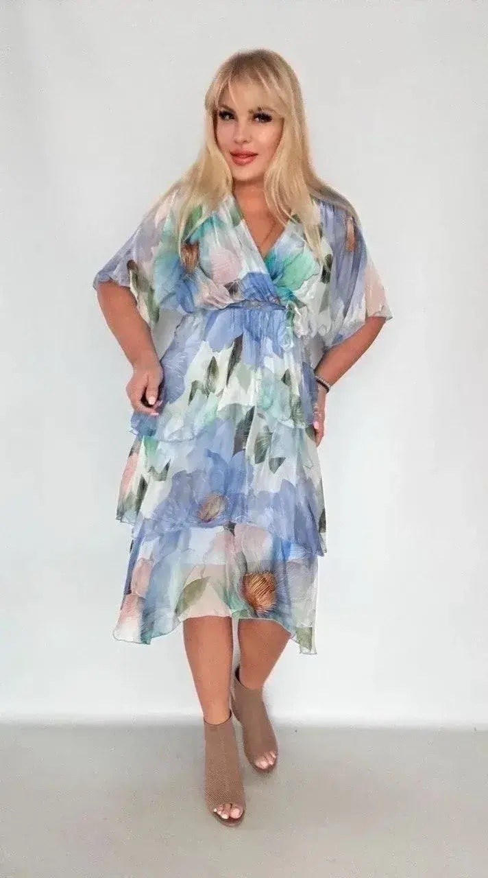 платье шифон,шифоновое платье большие размеры,шифоновое платье для полных,платья,цветное платье для полных