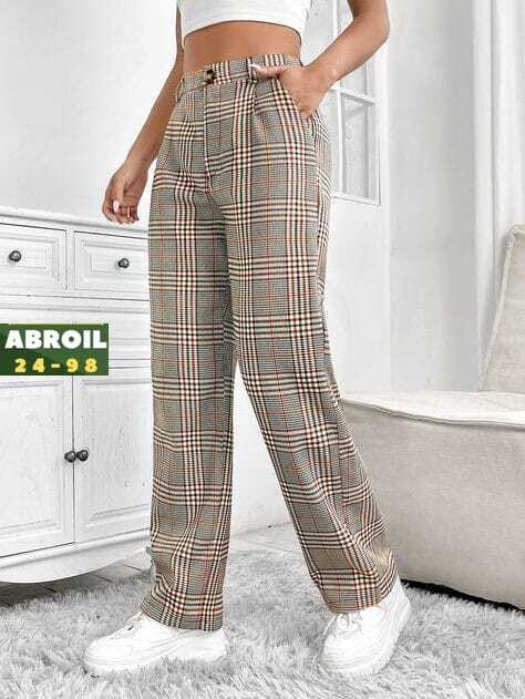 брюки в клетку,брюки в клетку с карманами,женские брюки,женские брюки в клетку,брюки женские клетчатые
