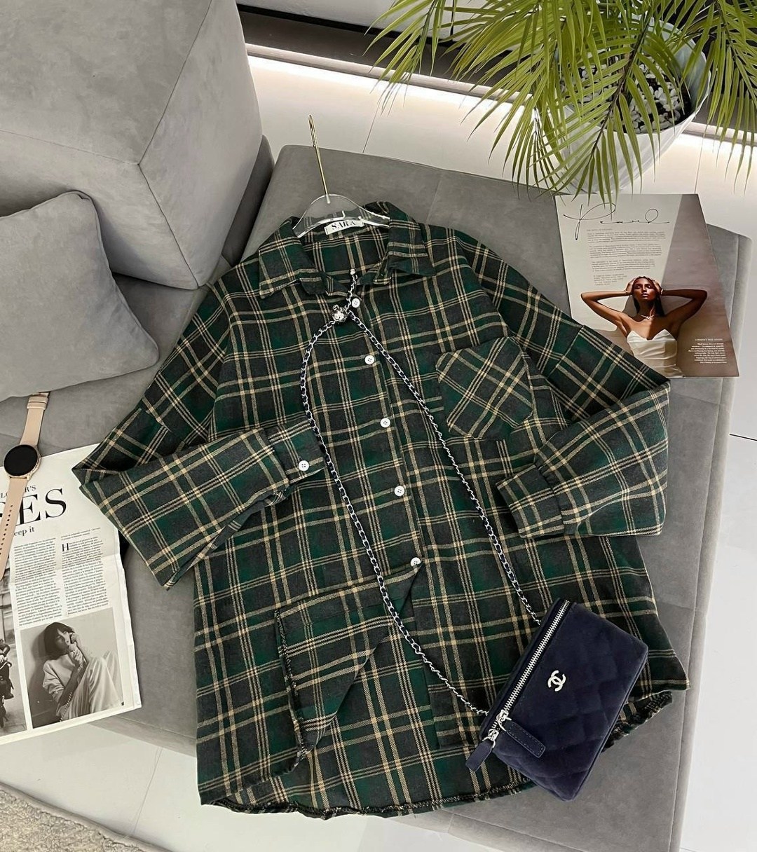 женская рубашка оверсайз в клетку,рубашка в клетку оверсайз dd moda,рубашка женская в клетку оверсайз lipsi,рубашка в клетку женская,рубашка в клетку