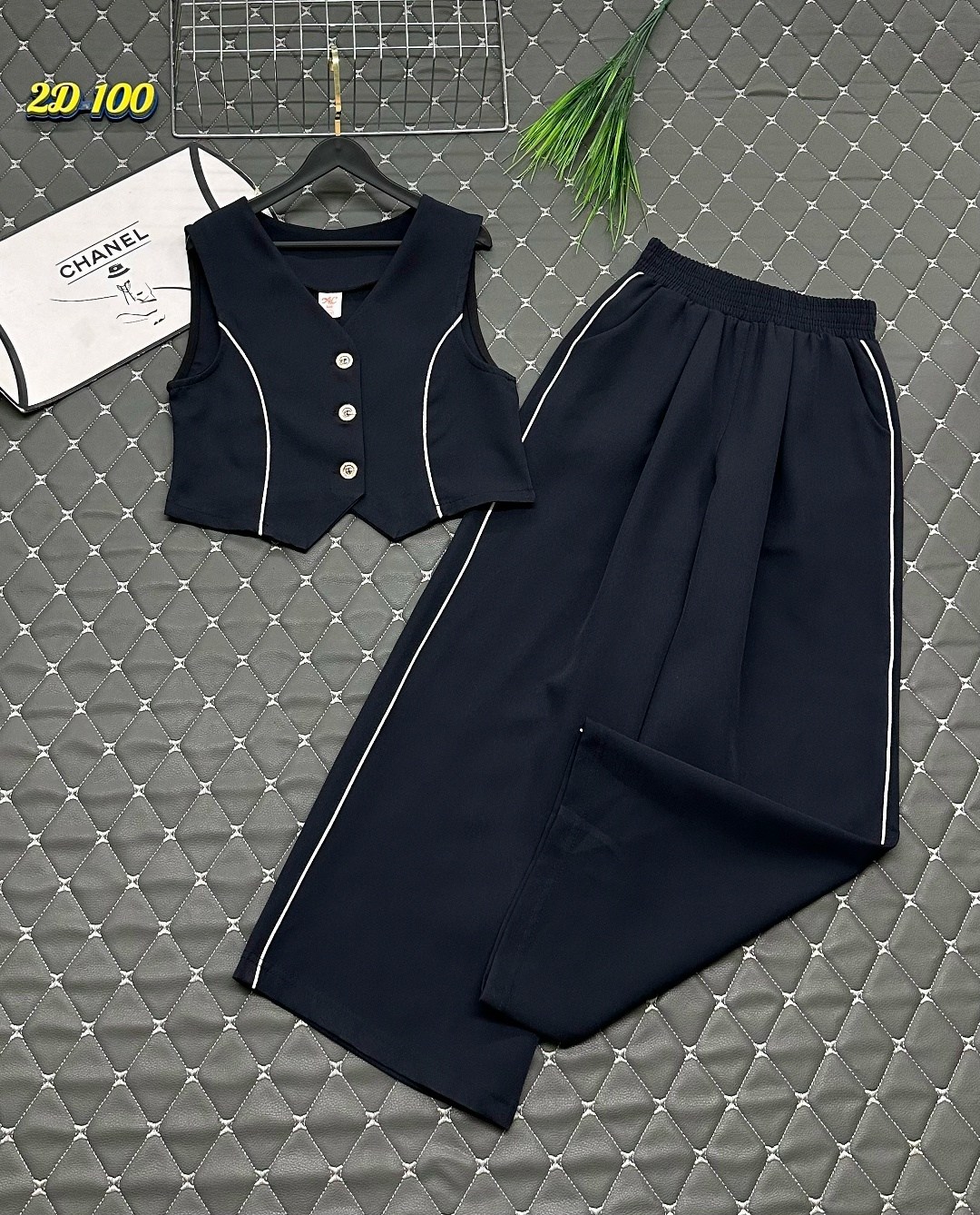 костюм-двойка школьный (жилет, брюки) для девочек,школьный брючный костюм,школьный костюм двойка с брюками палаццо и жилетом sheng yuan fashion,костюм для девочки брючный школьная форма,школьный брючн