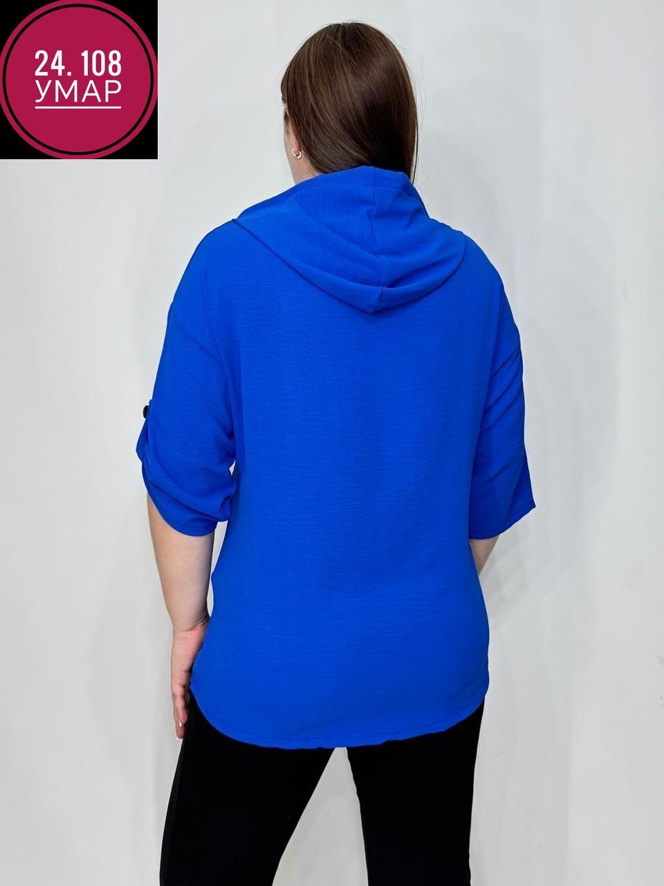 легкая женская блузка,блузка с капюшоном,туника нарядная,женская кофта,блузка летняя